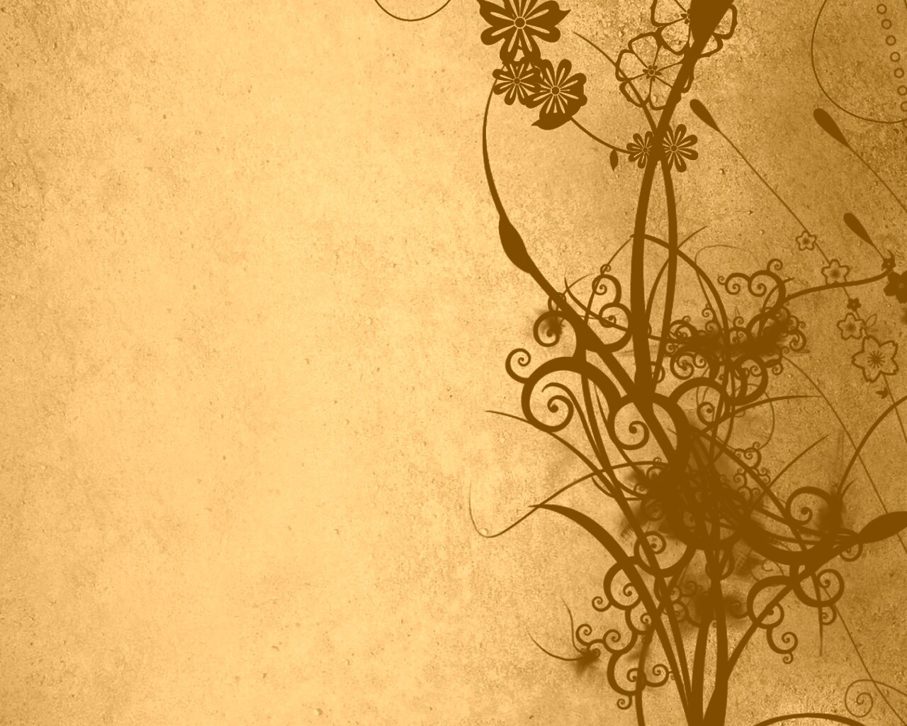 Фон с красивым черным узором обои