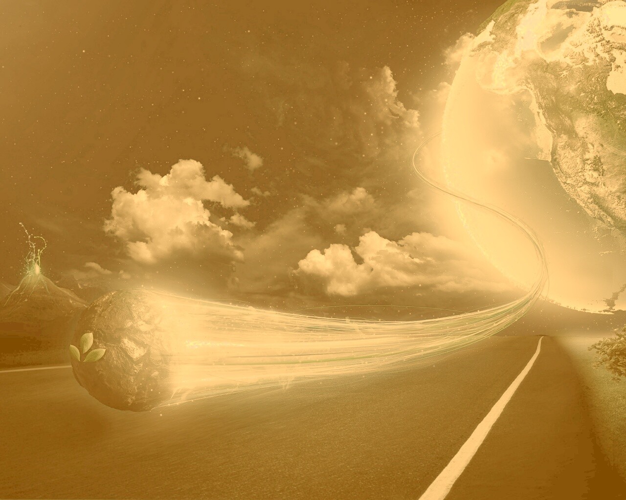 Полет с земли обои