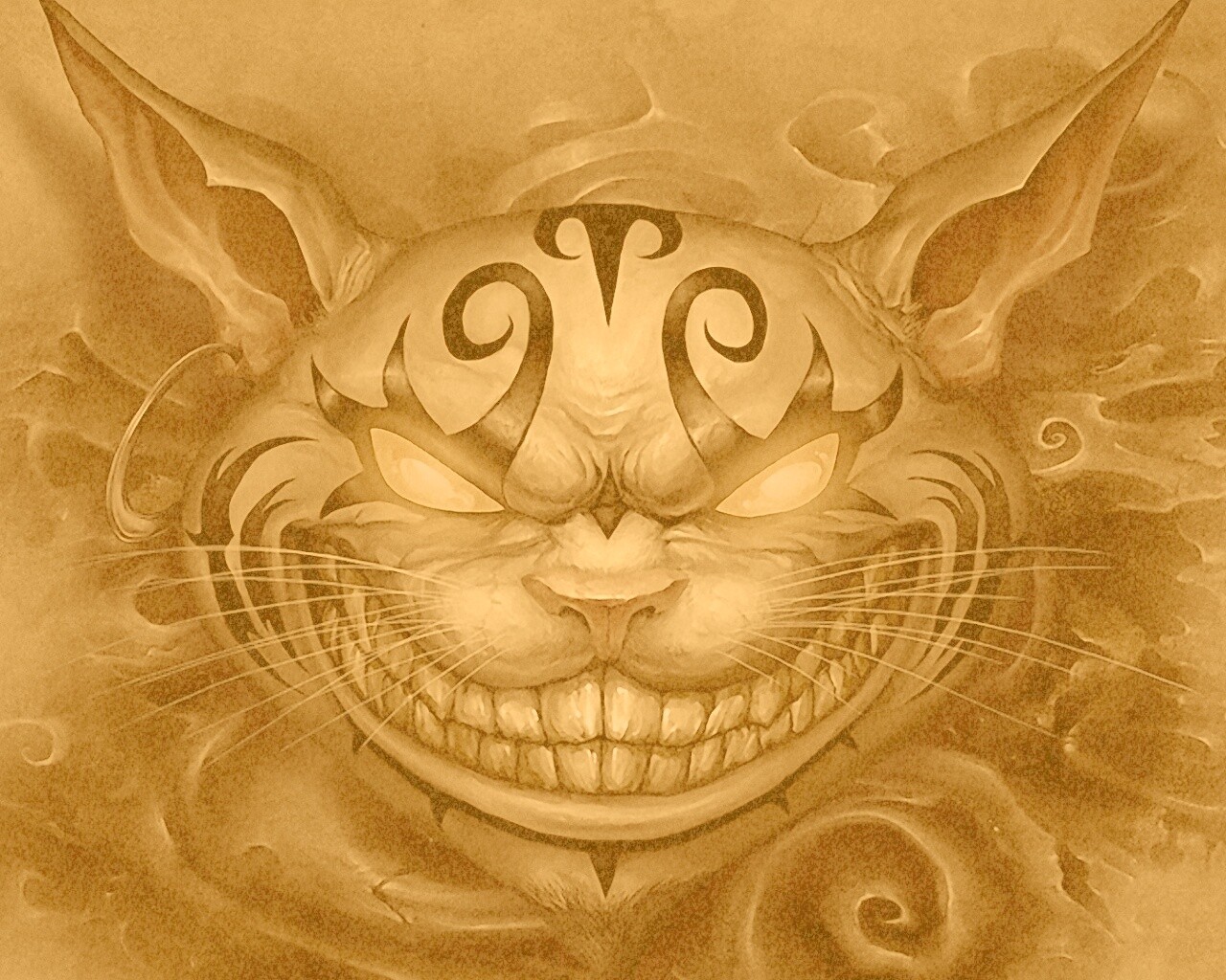 Чеширский кот American MacGee обои