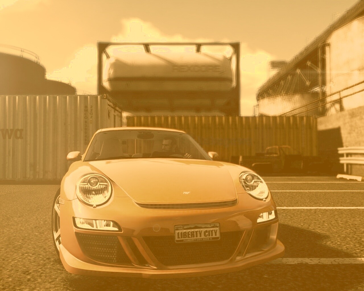 Порше из GTA4 обои