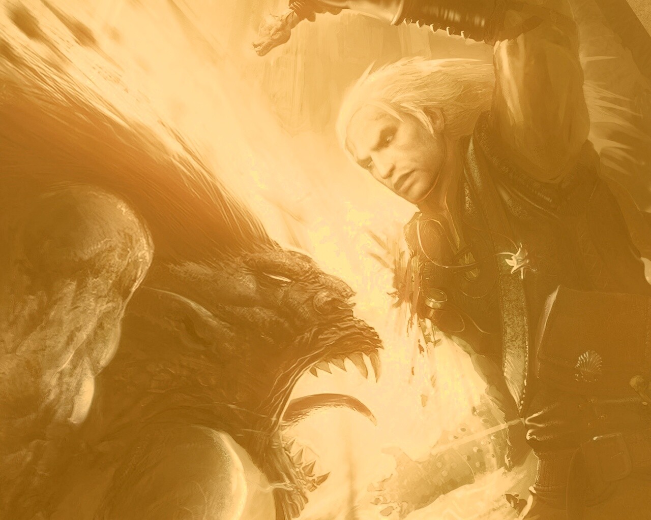 Эпизод из Ведьмака обои