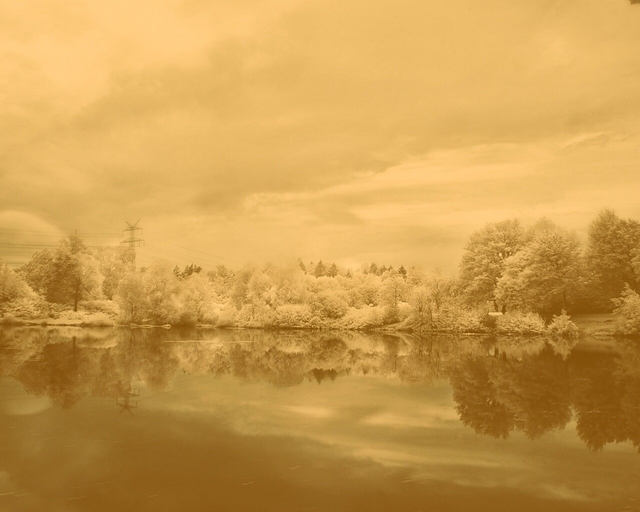 Зимний пейзаж обои