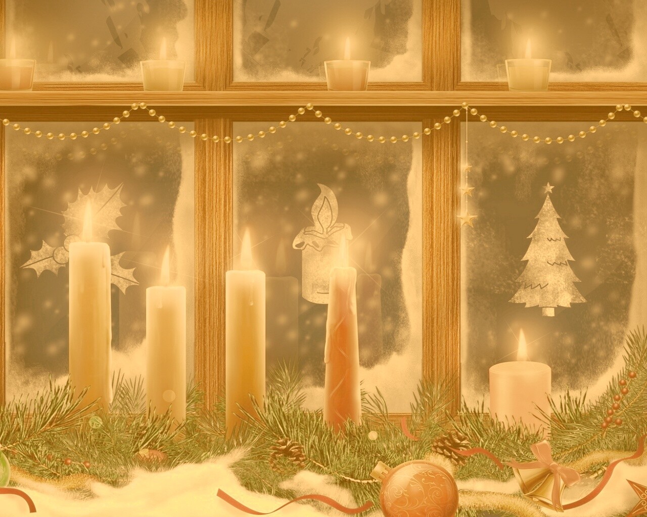 Новогоднее настроение обои