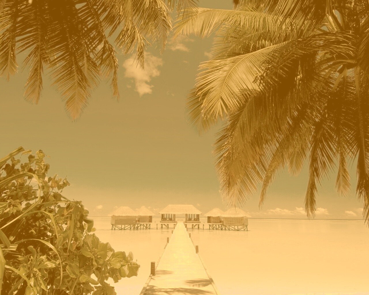 Солнечные мальдивы обои
