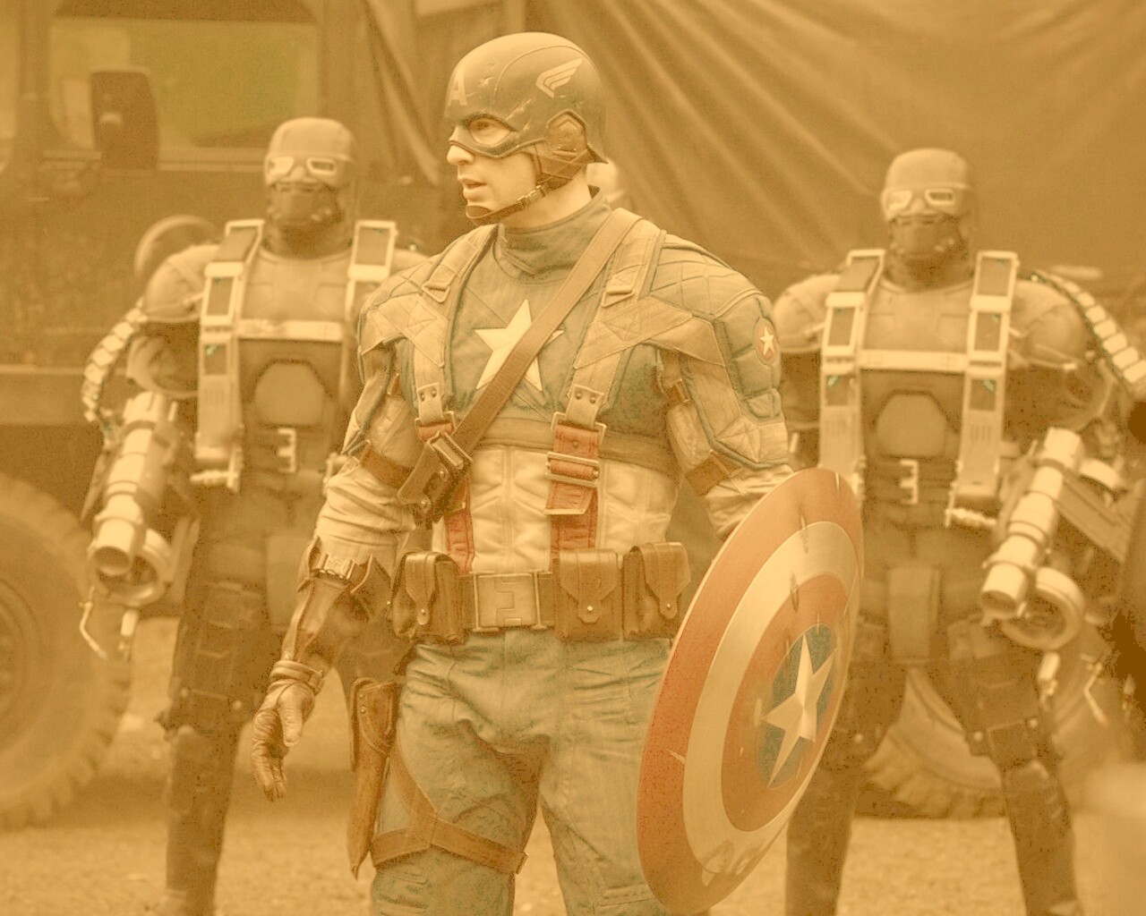 Капитан Америка обои