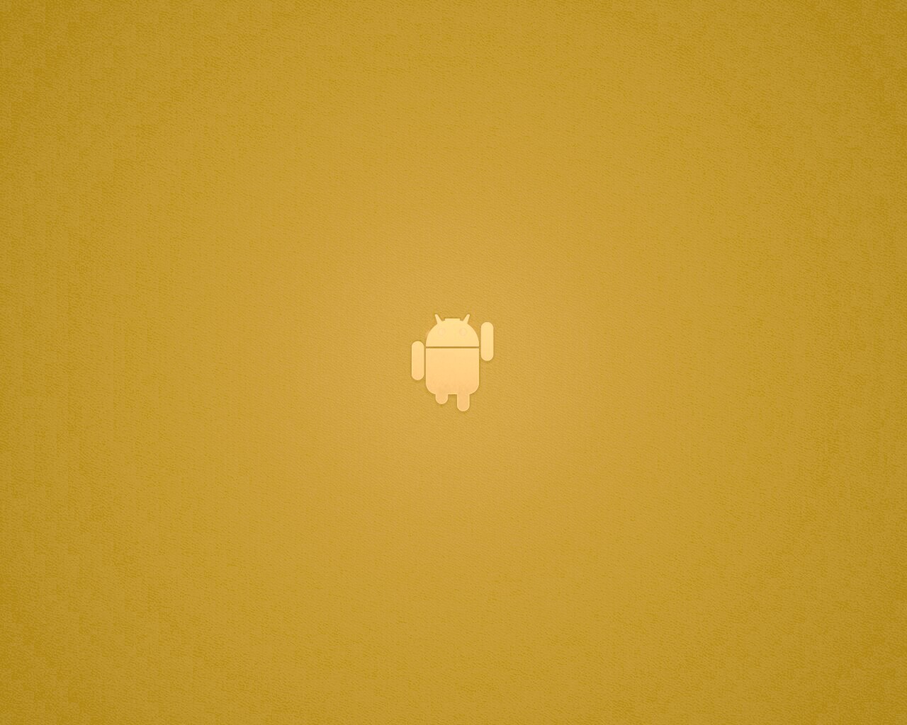 Логотип Android на зеленом фоне обои