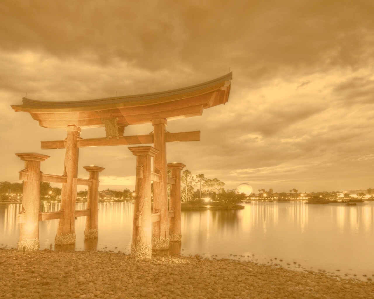 Старинная арка обои