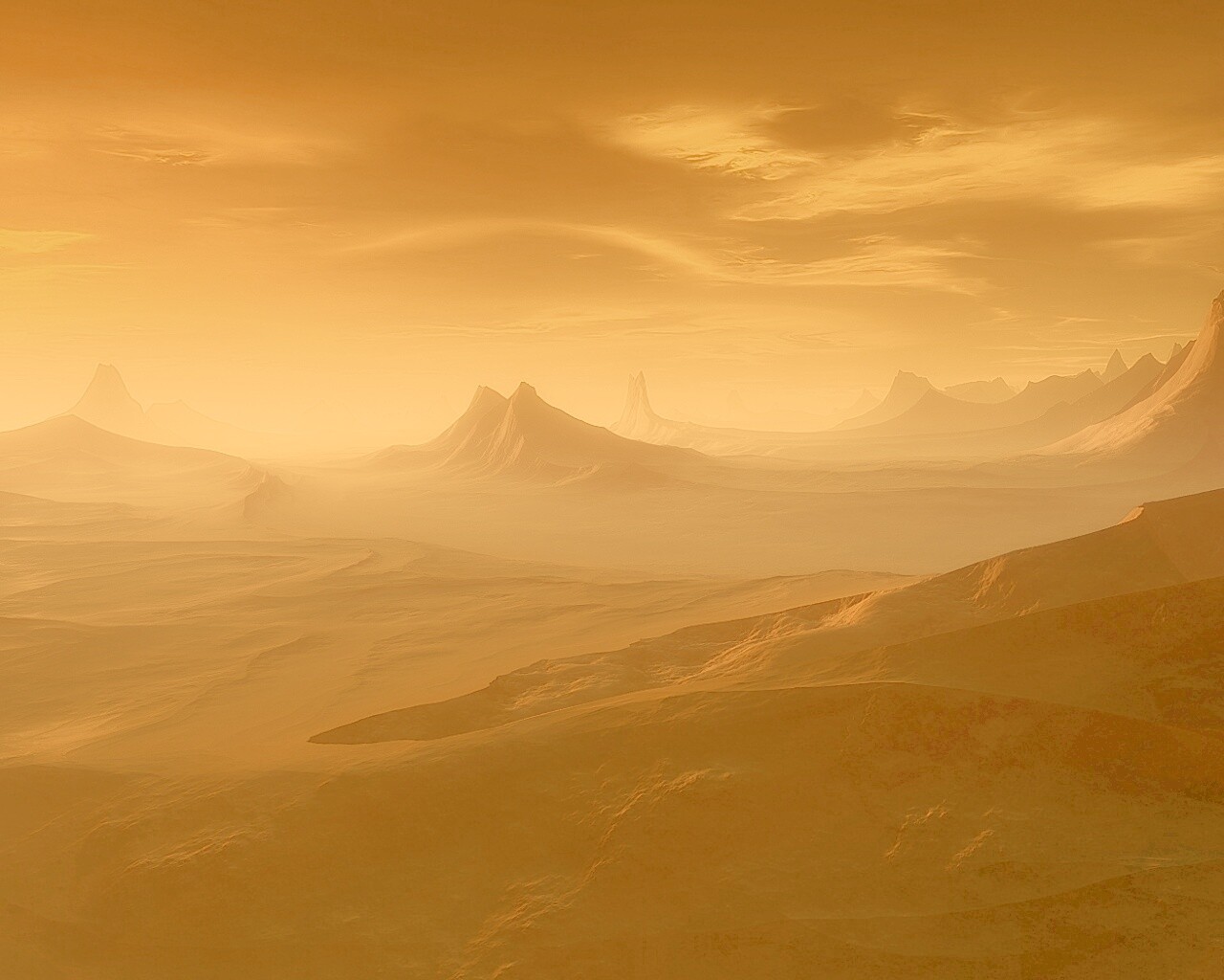 Инопланетный ландшафт обои