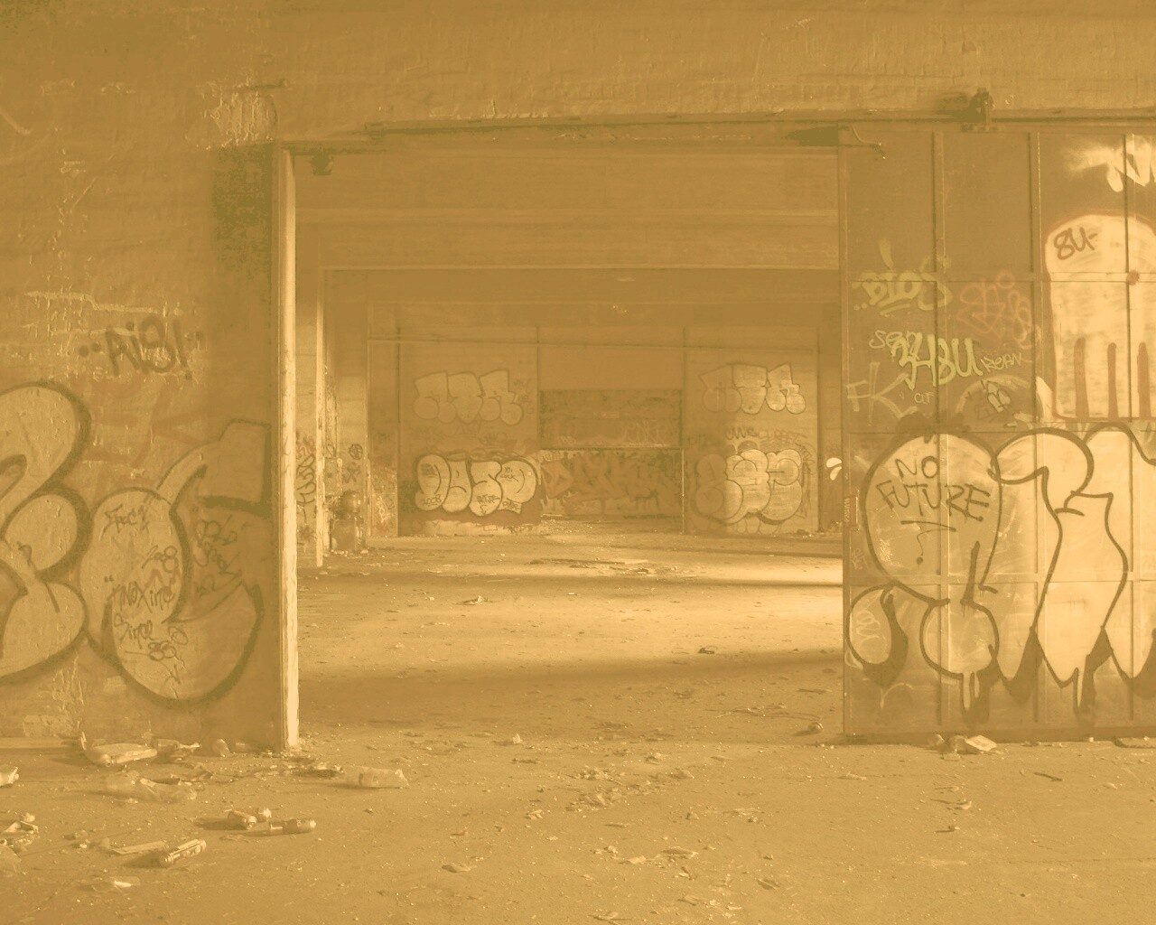 Заброшенное здание обои