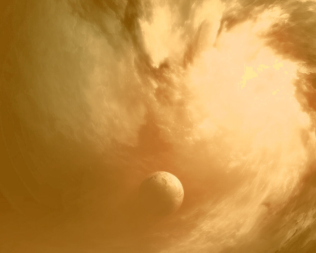 Космический вихрь обои