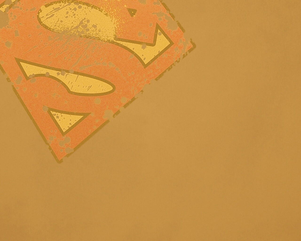 Потертый знак Супермена обои