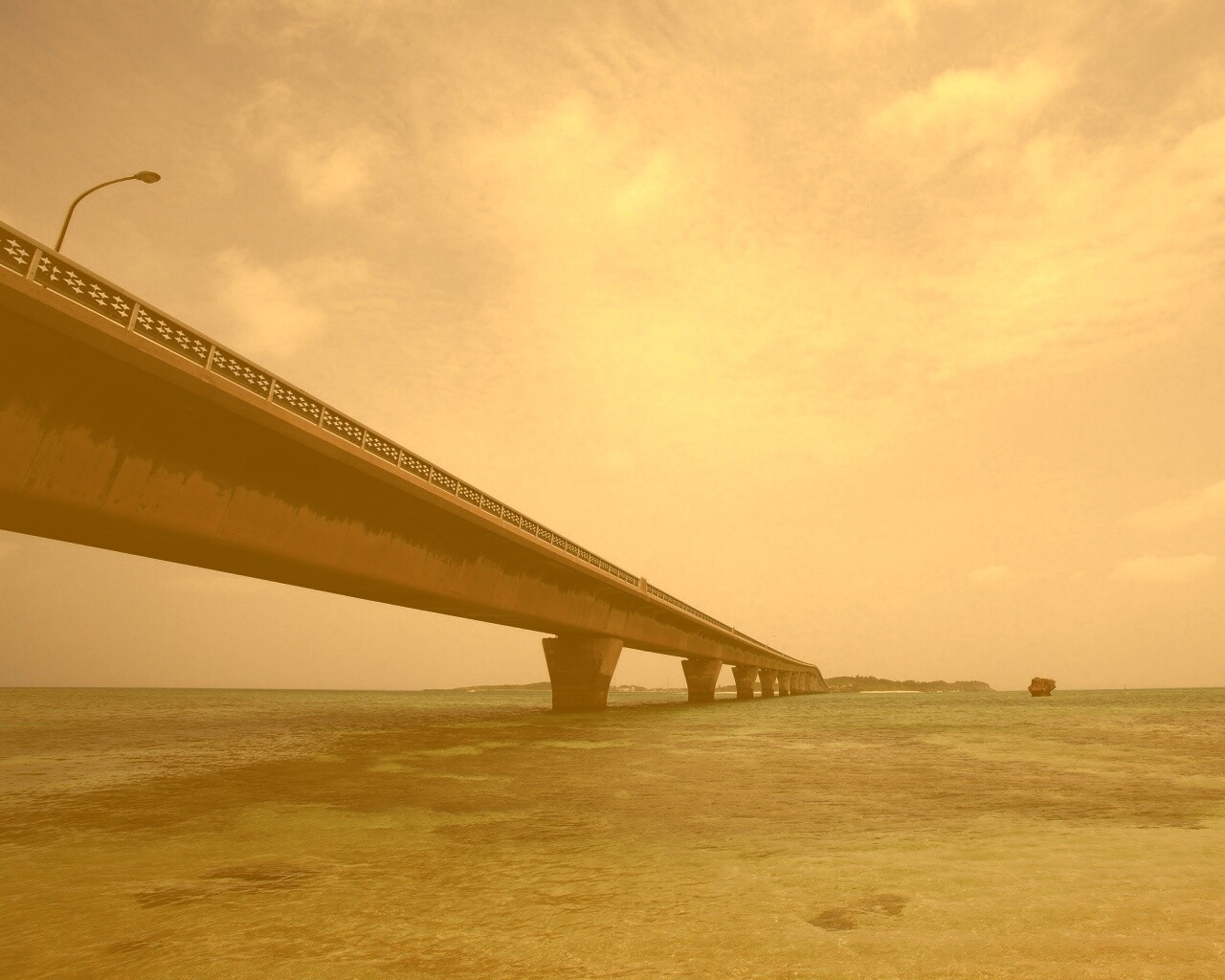 Мост до острова обои