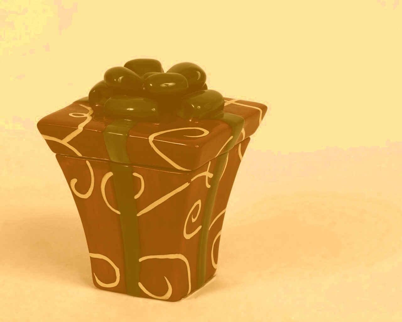 Картинка — подарок на Новый год обои