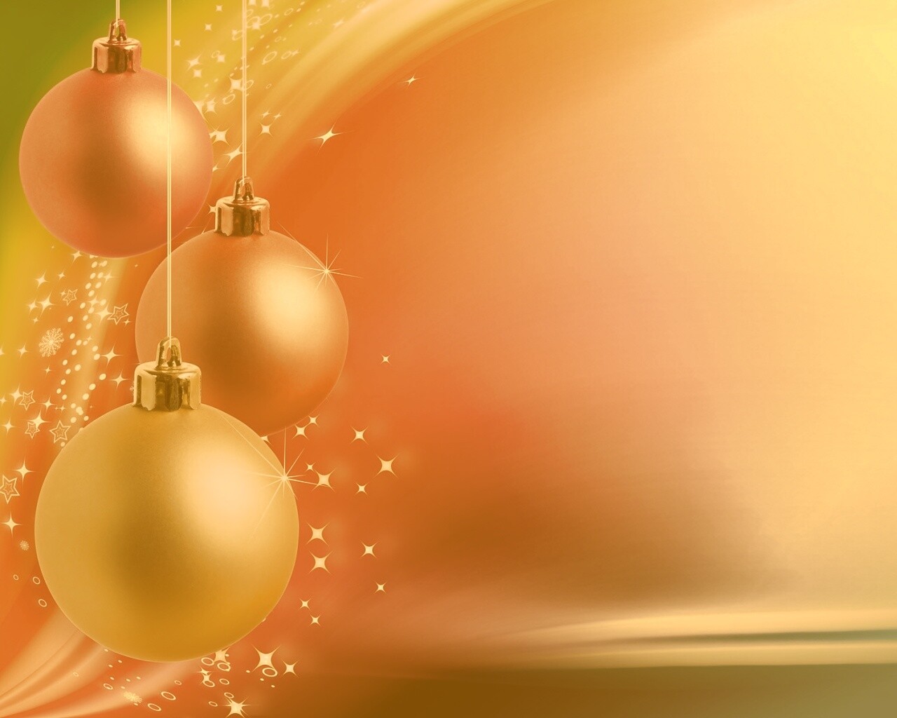 Яркие новогодние игрушки обои