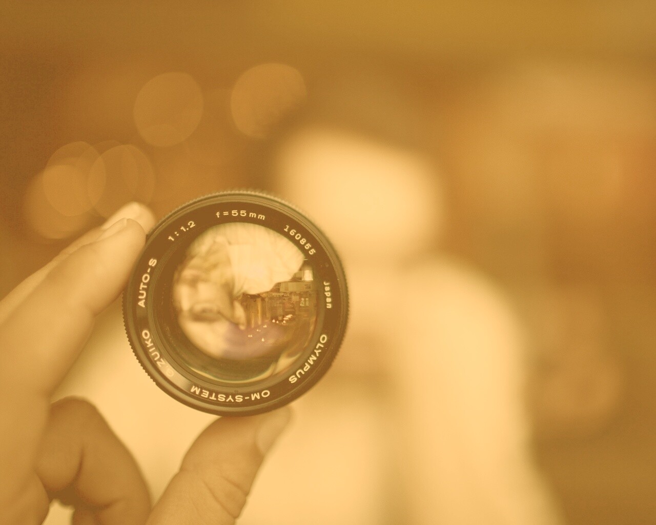 Объектив Olympus обои