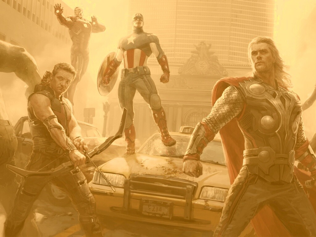 Арт к фильму Мстители обои