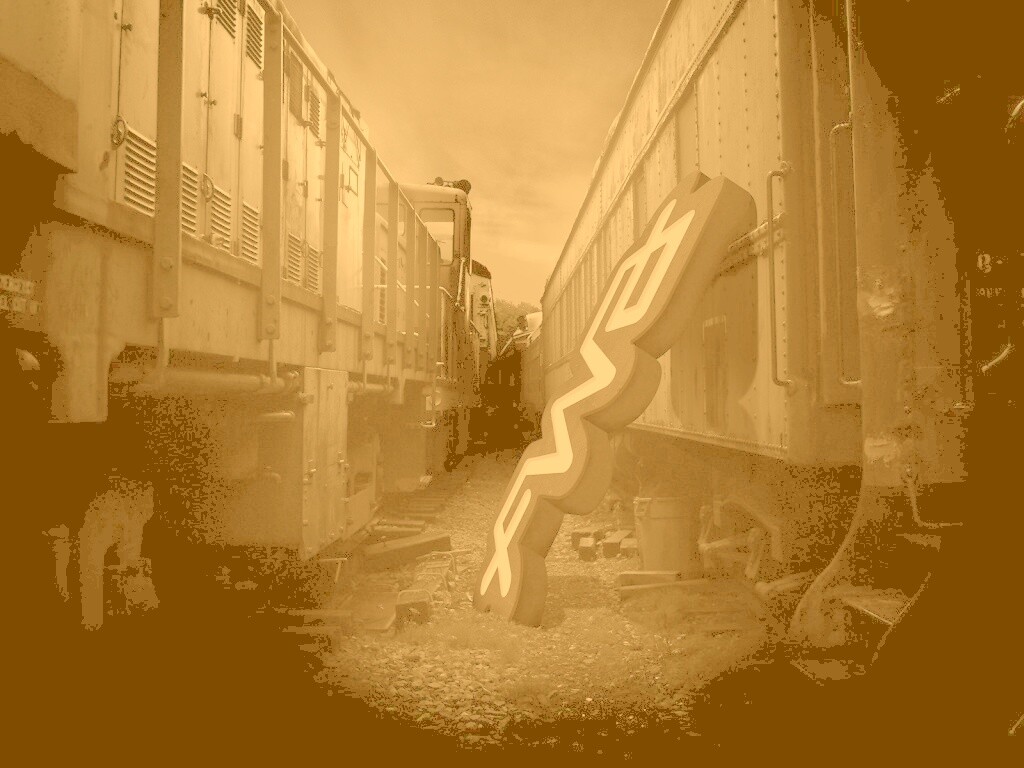 Упавшая вывеска обои