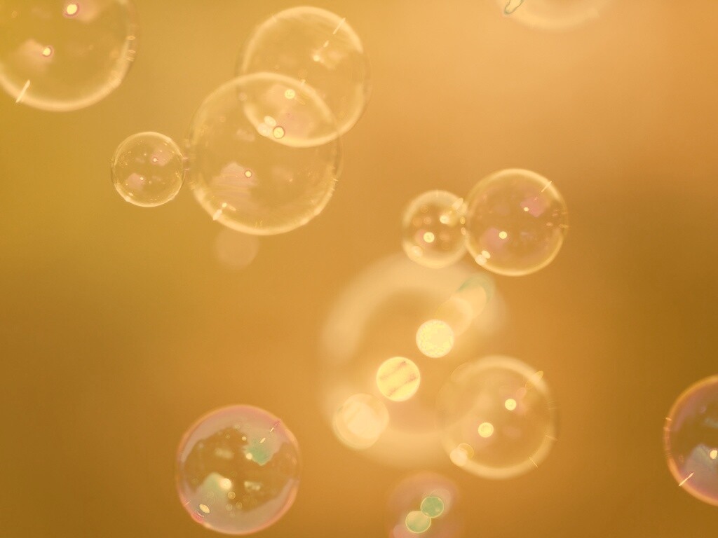 Мыльные пузыри обои