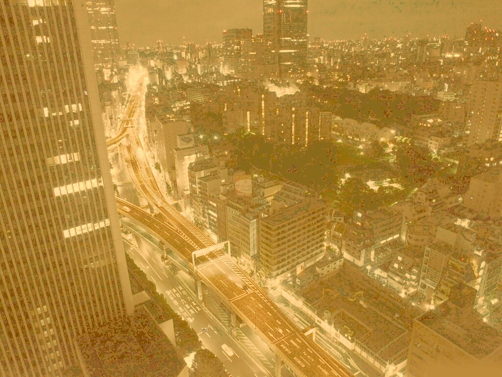 Вид на автостраду обои