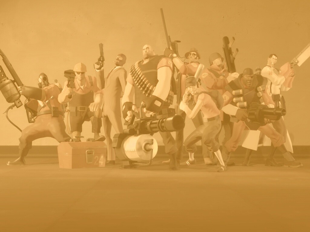 Герои игры Team Fortress 2 обои