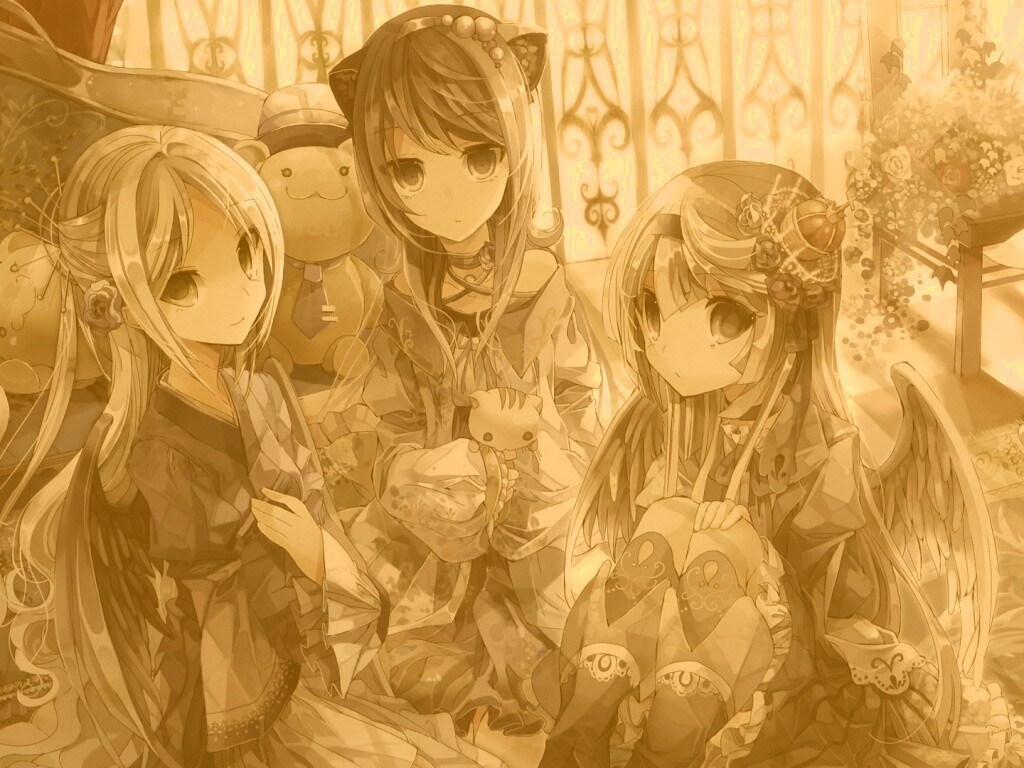 Три лоли обои