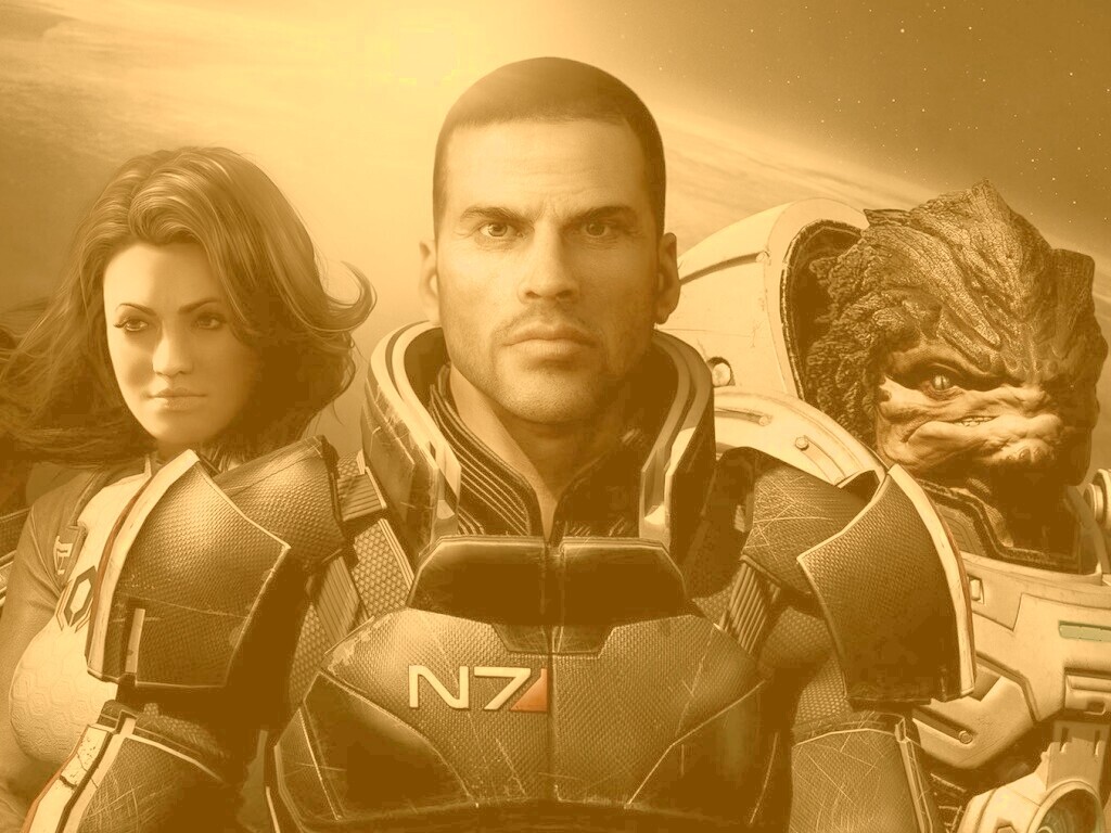 Mass Effect N7 обои
