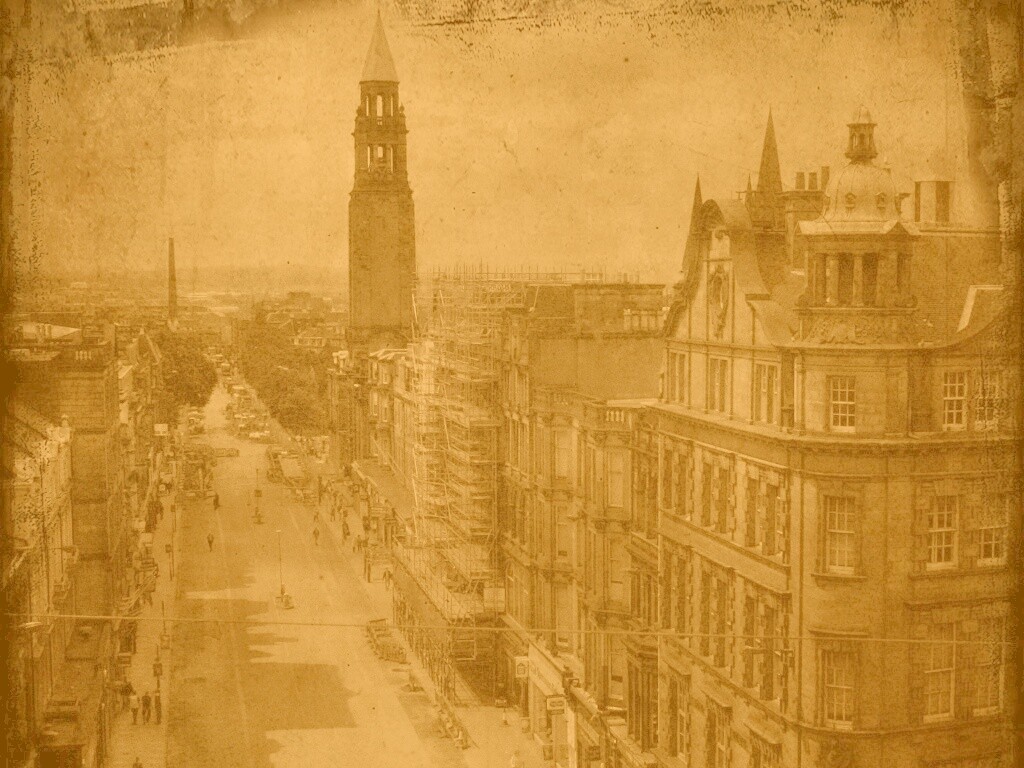 Старинное фото города обои
