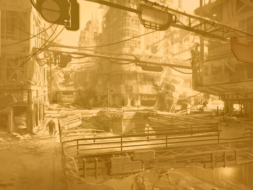 Локация из Fallout 3 обои