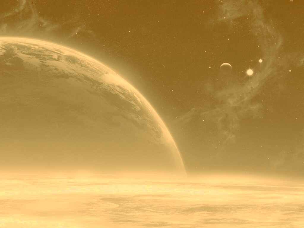 Планета за горизонтом обои