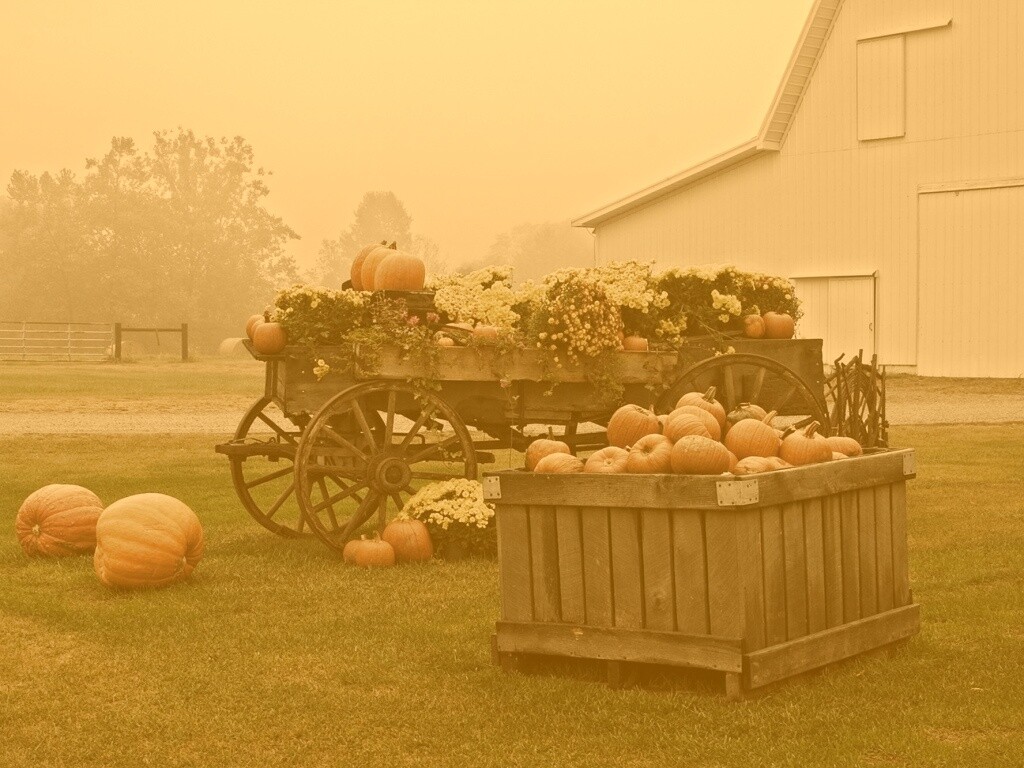 Урожай тыков обои