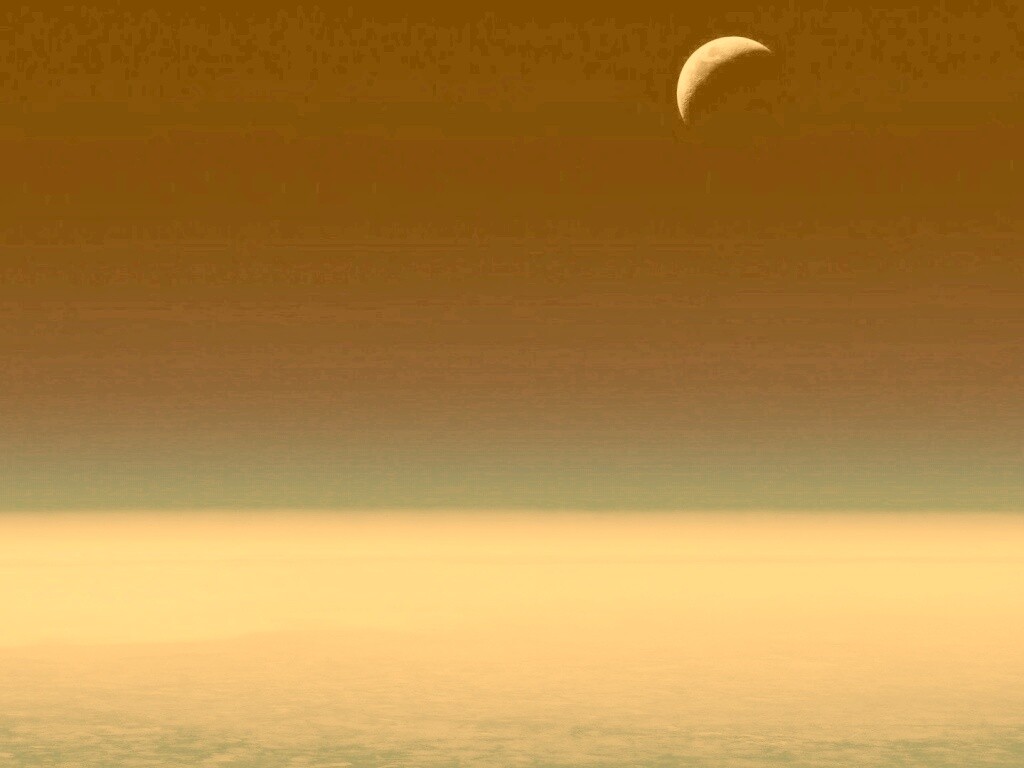Луна над горизонтом обои