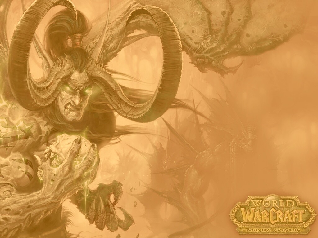 Иллидан из WoW BC обои