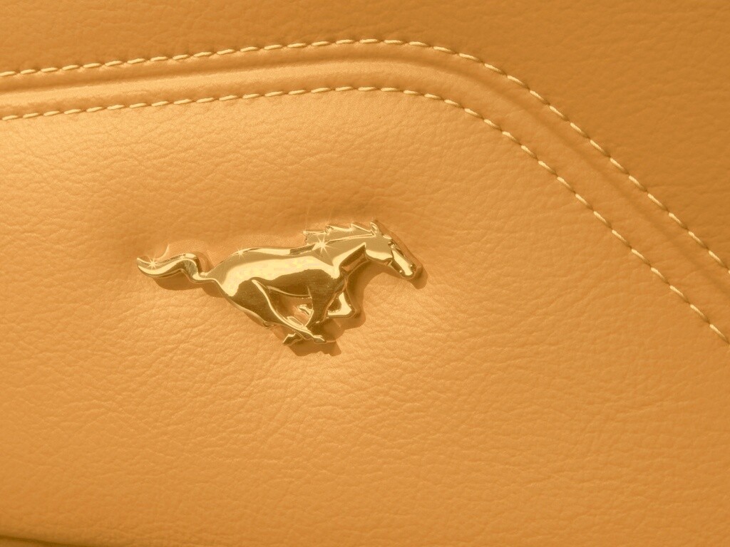 Кожаный салон Форда Мустанг обои