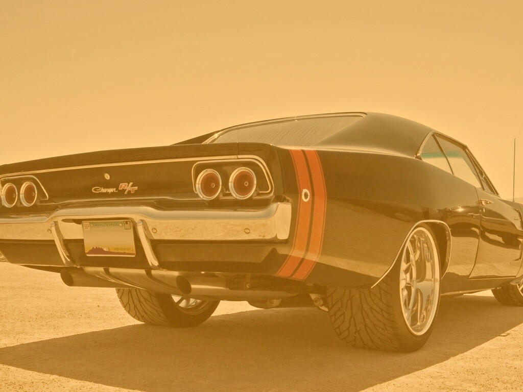 Зад Dodge Charger обои