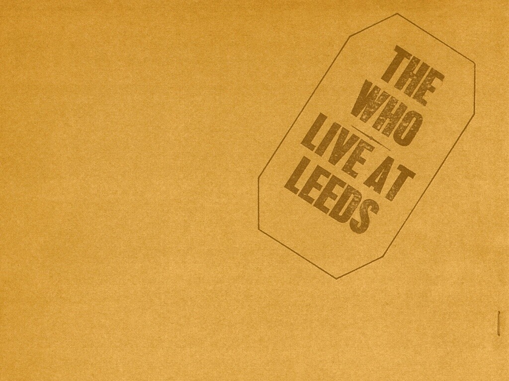 The who live at leeds обои