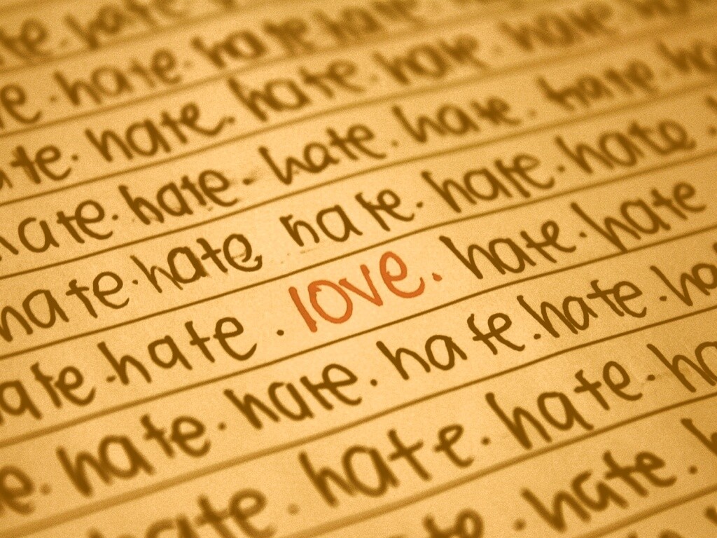 Любовь среди ненависти обои