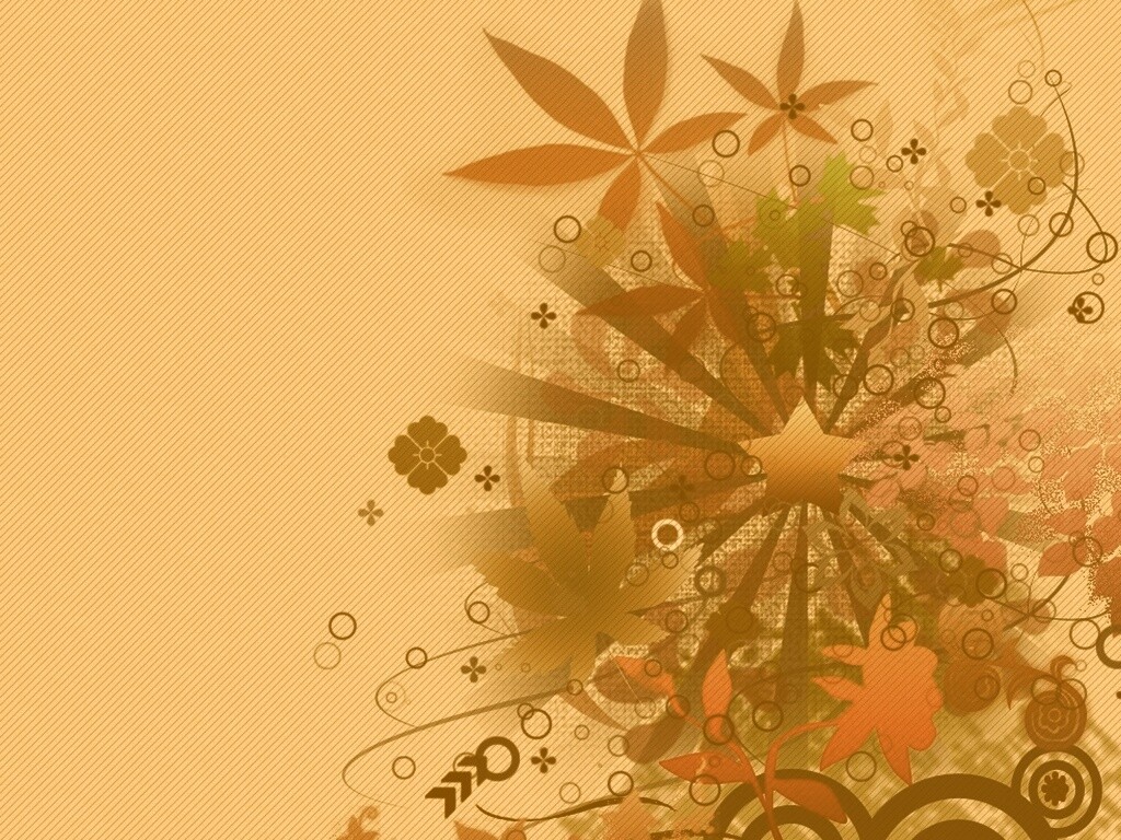 Звездно-листовая абстракция обои