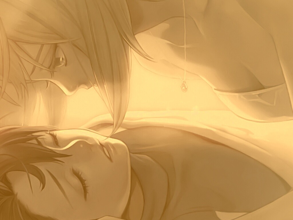 За секунду до поцелуя обои