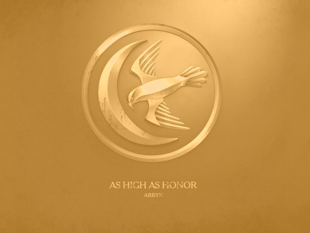 Металлический герб дома Аррен обои