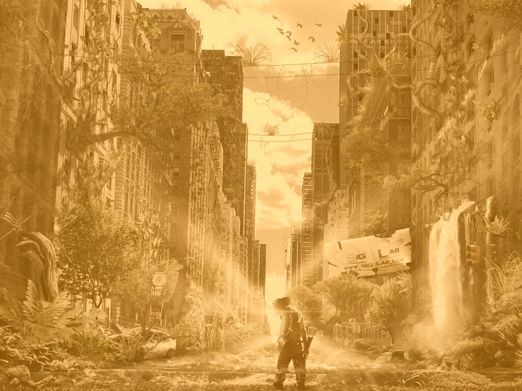 Постапокалиптический мир обои