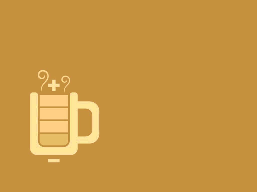 Зарядка от кофе обои