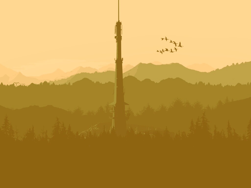 Зеленые горы обои