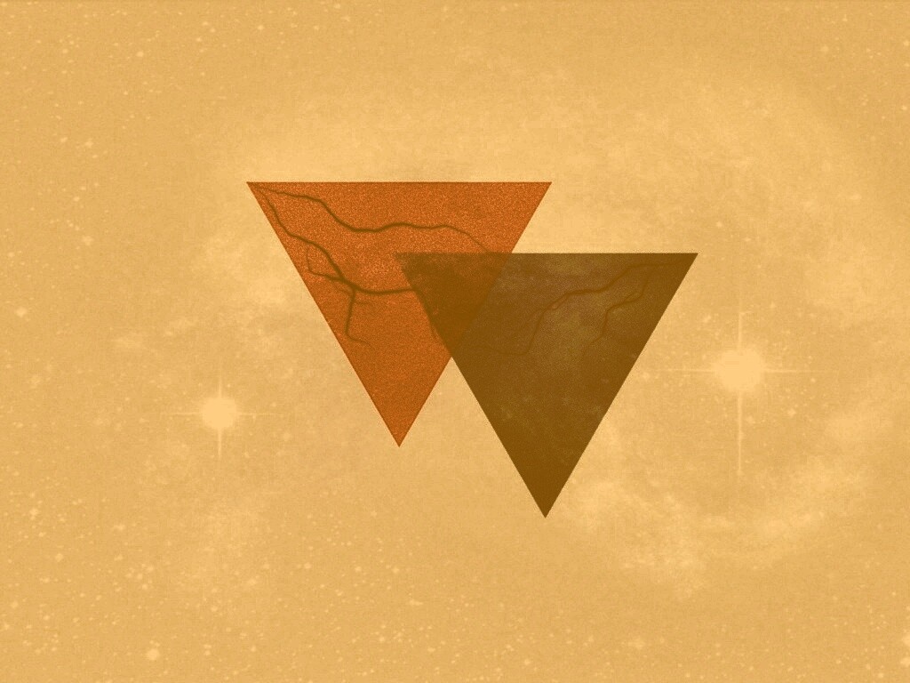 Минималистичные треугольники обои