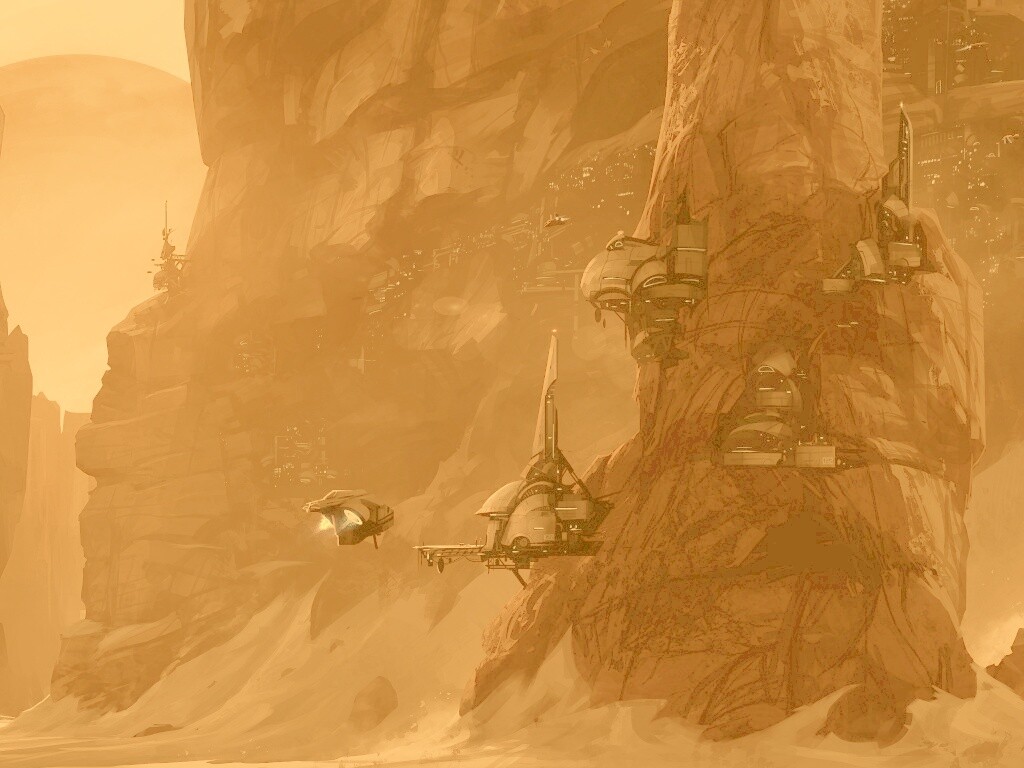 Красные горы обои