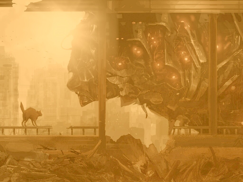 Кошкино удивление обои