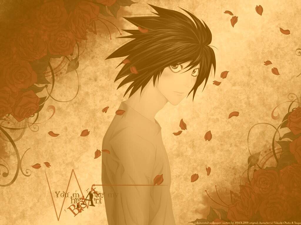 Тетрадь смерти, фанарт обои