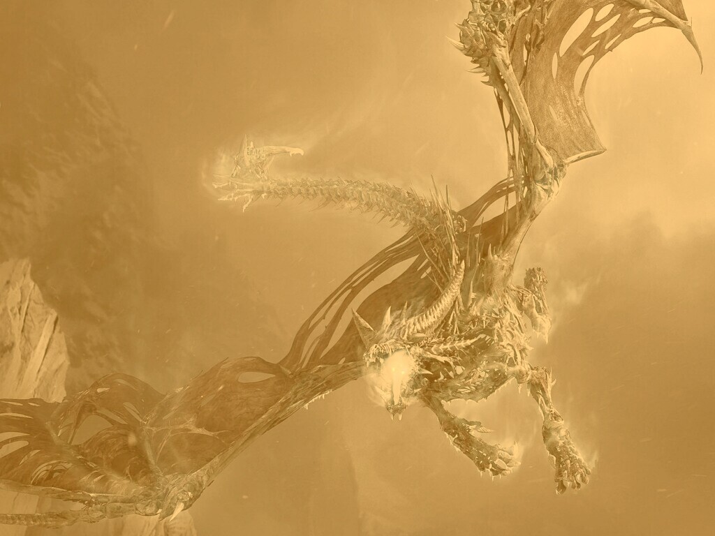 Ледяной дракон обои