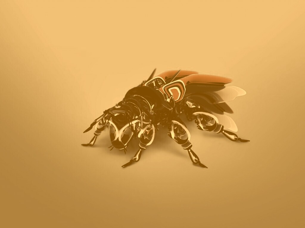 Кибер муха обои