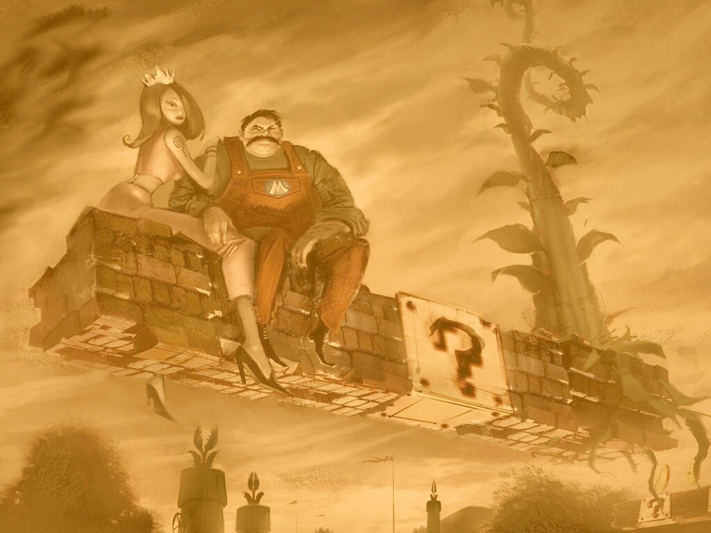 Марио - альтернативная концовка обои