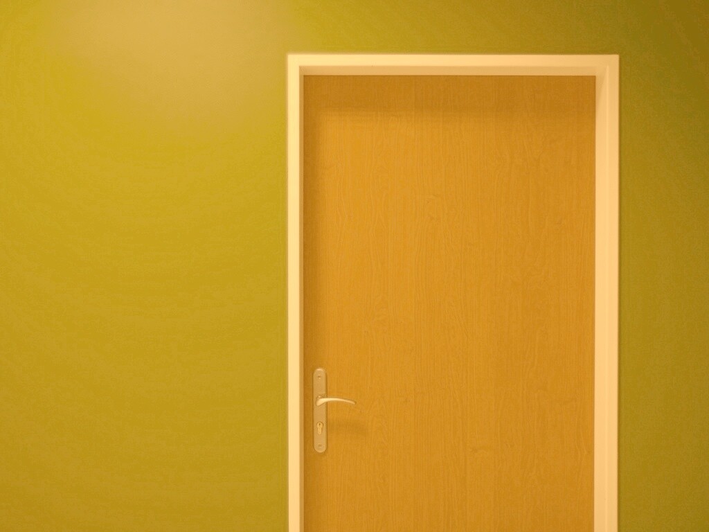 Дверь в стене обои